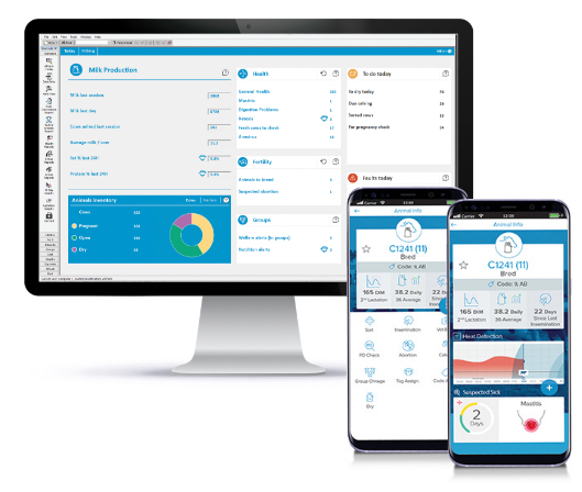 mobile and desktop friendly dashboard - Farm management