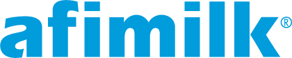 синий логотип афимилка без фона
